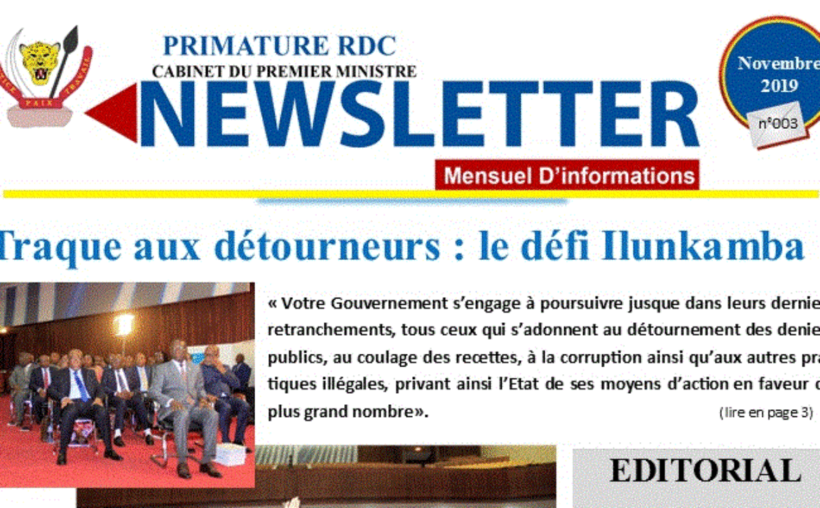 N003 – Newsletter novembre 2019