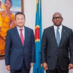 Sama Lukonde s'entretient avec Huang Xia