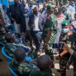 Les militaires blessés de guerre réconfortés par le Premier Ministre Jean-Michel Sama  Lukonde, à l' hôpital général de Bunia