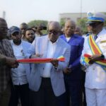 Programme "Kinshasa zéro trou" : le Premier Ministre Jean-Michel Sama Lukonde soulage la peine des habitants de Lemba et Matete avec l'inauguration du pont Lemba-Matete sur l'avenue Mobutu