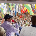 Enrôlement des électeurs et identification de la population dans la 2ème aire opérationnelle : le Premier Ministre Jean-Michel Sama Lukonde a tenu un grand meeting de sensibilisation à la grand place de la poste à Lubumbashi