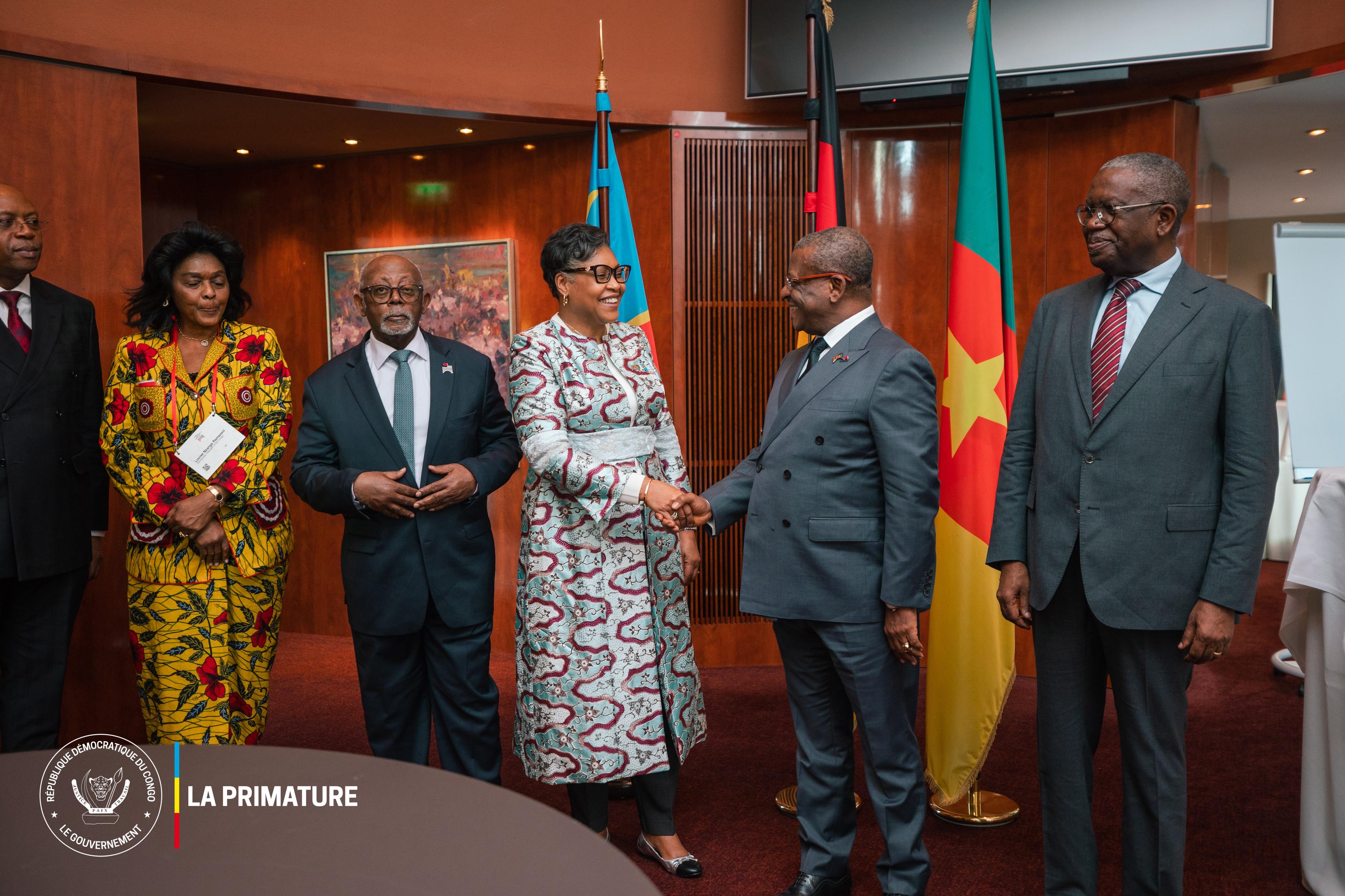 Une rencontre de courtoisie entre la République Démocratique du Congo et le Cameroun  à Hambourg